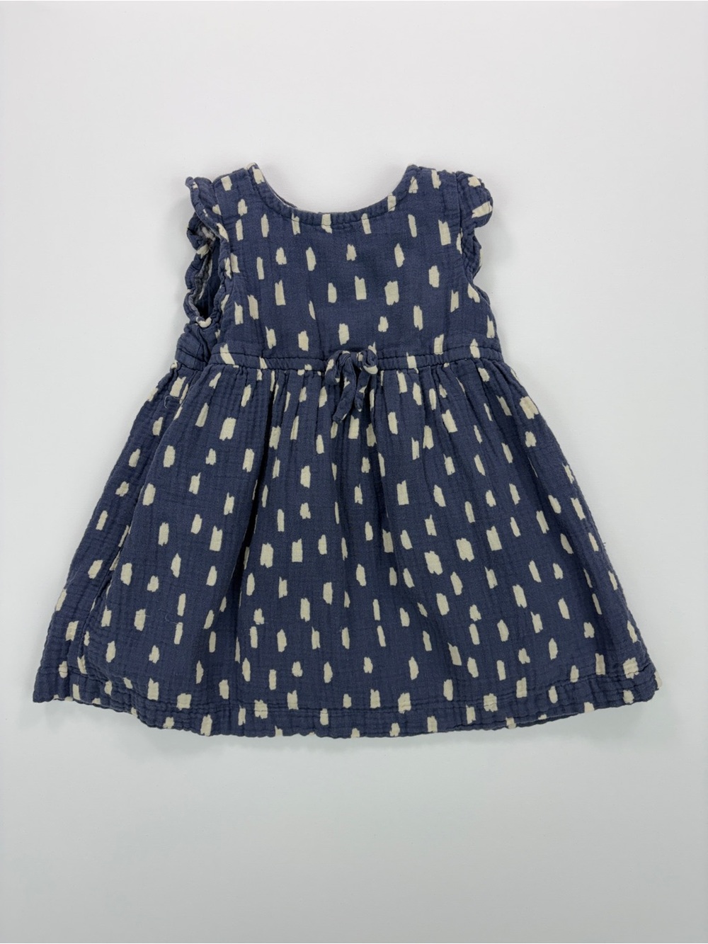 Hanna Andersson Muslin-feel Dot-Print Ruffle Sleeve Dress